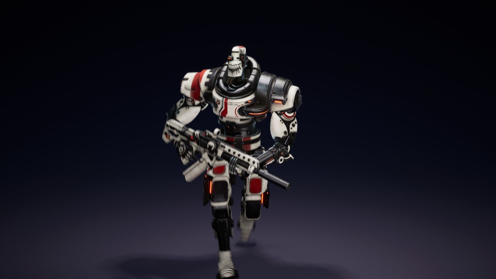 Etasphera25 sniper rifle in fortnite Low-poly 3D model_11