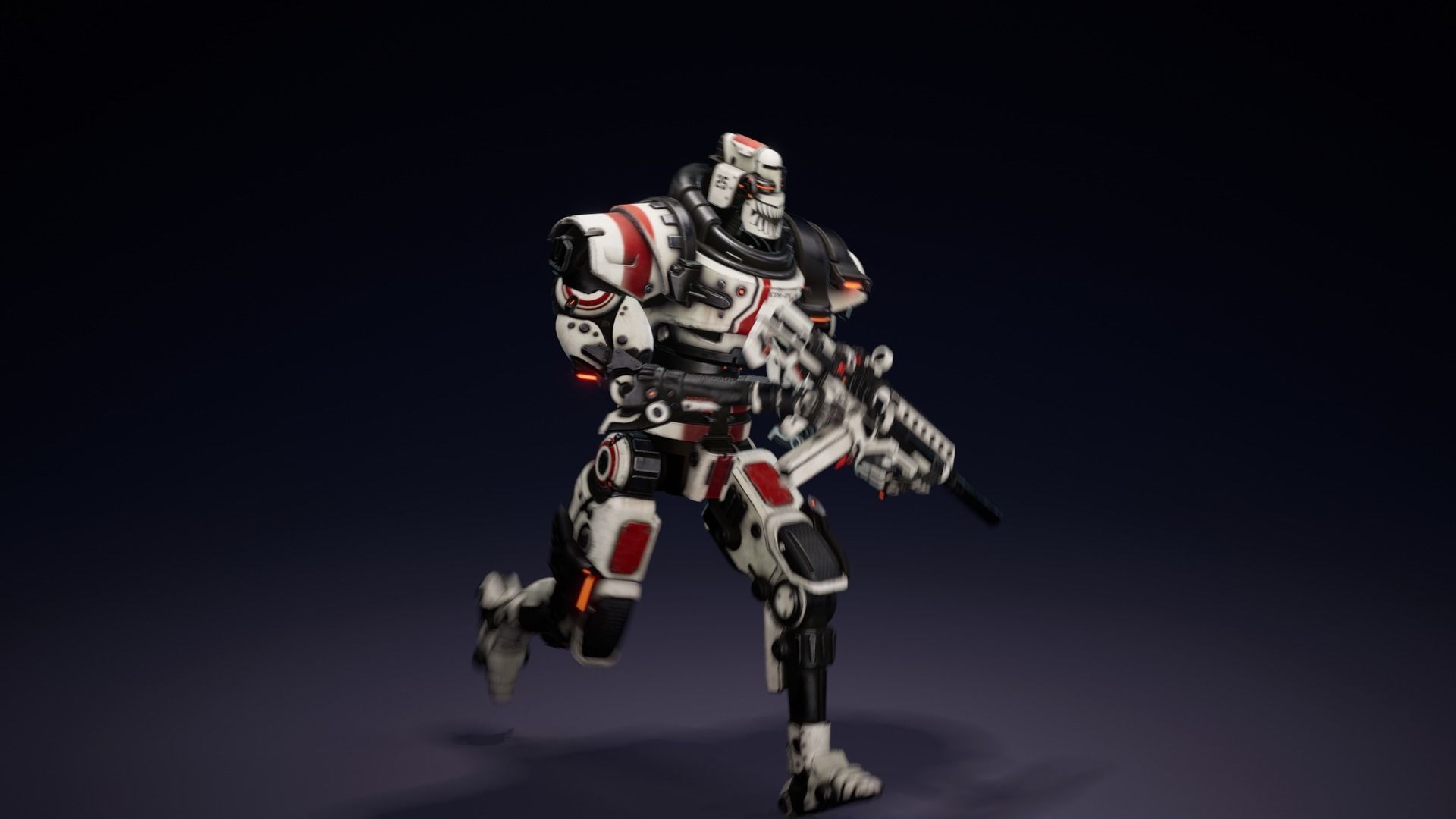 Etasphera25 sniper rifle in fortnite Low-poly 3D model_12