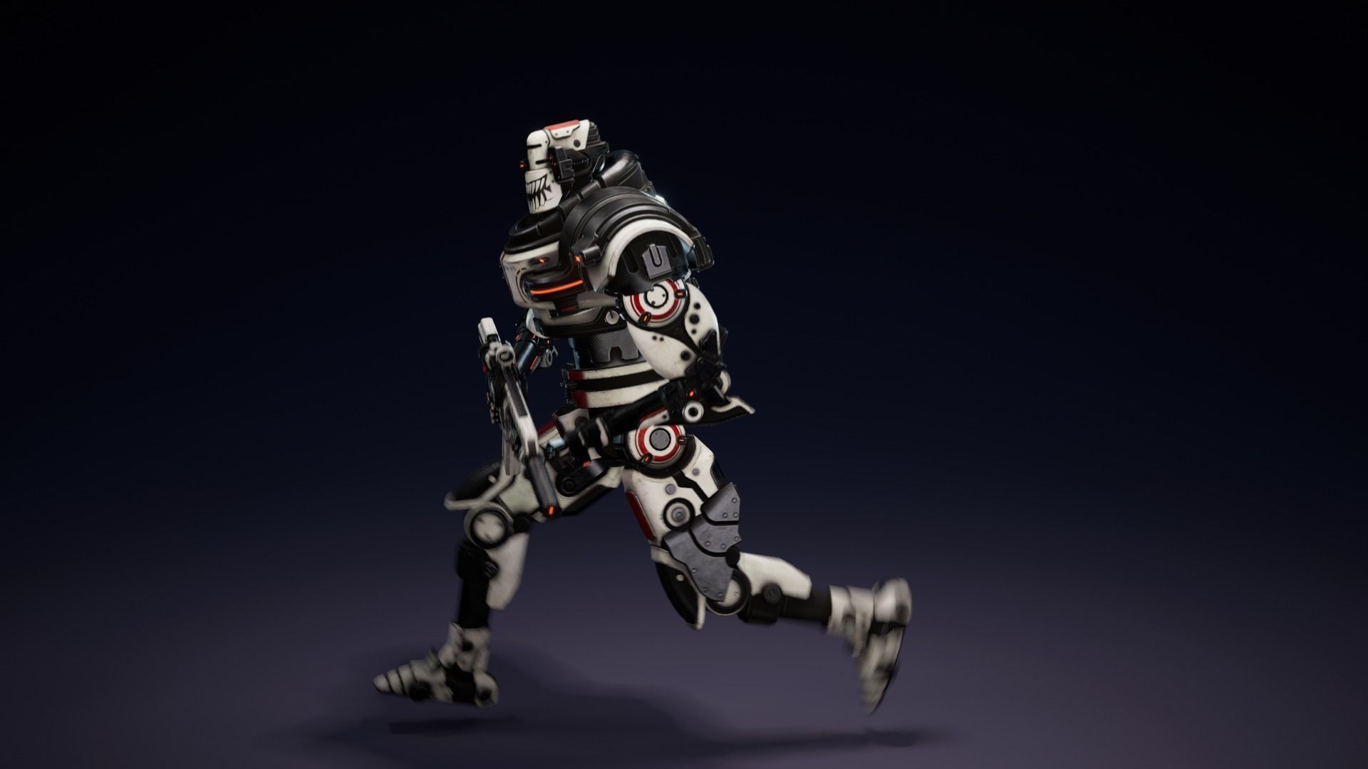 Etasphera25 sniper rifle in fortnite Low-poly 3D model_14