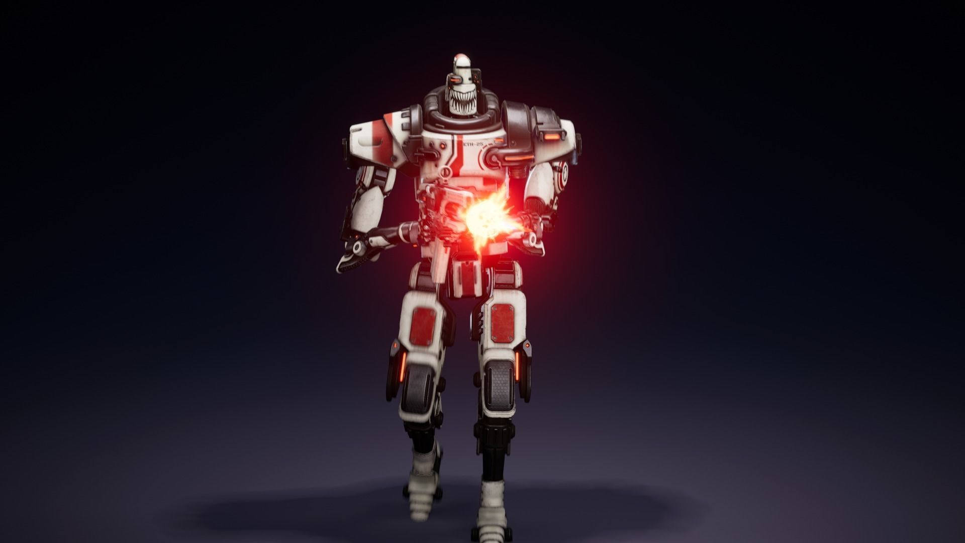 Etasphera25 sniper rifle in fortnite Low-poly 3D model_6