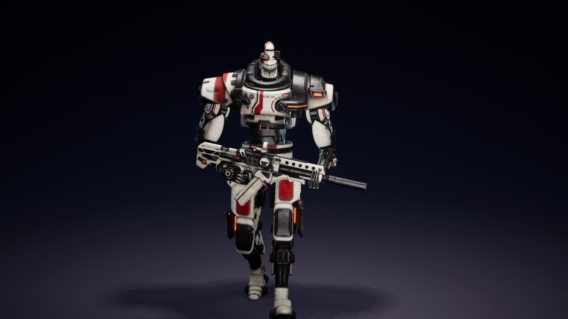 Etasphera25 sniper rifle in fortnite Low-poly 3D model_15