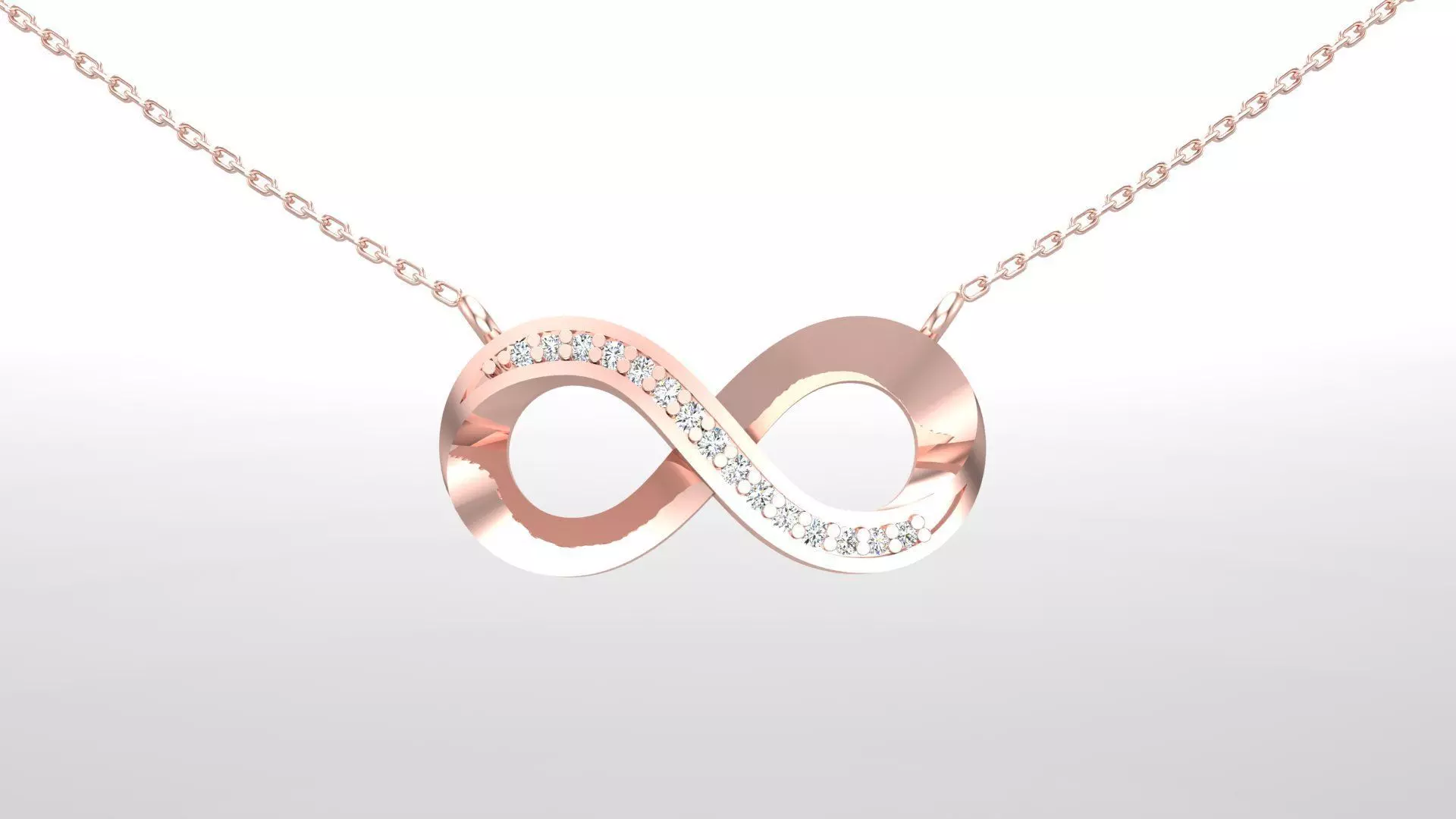 Pendant P9 The luxury female pendant with gem 3D print model_0
