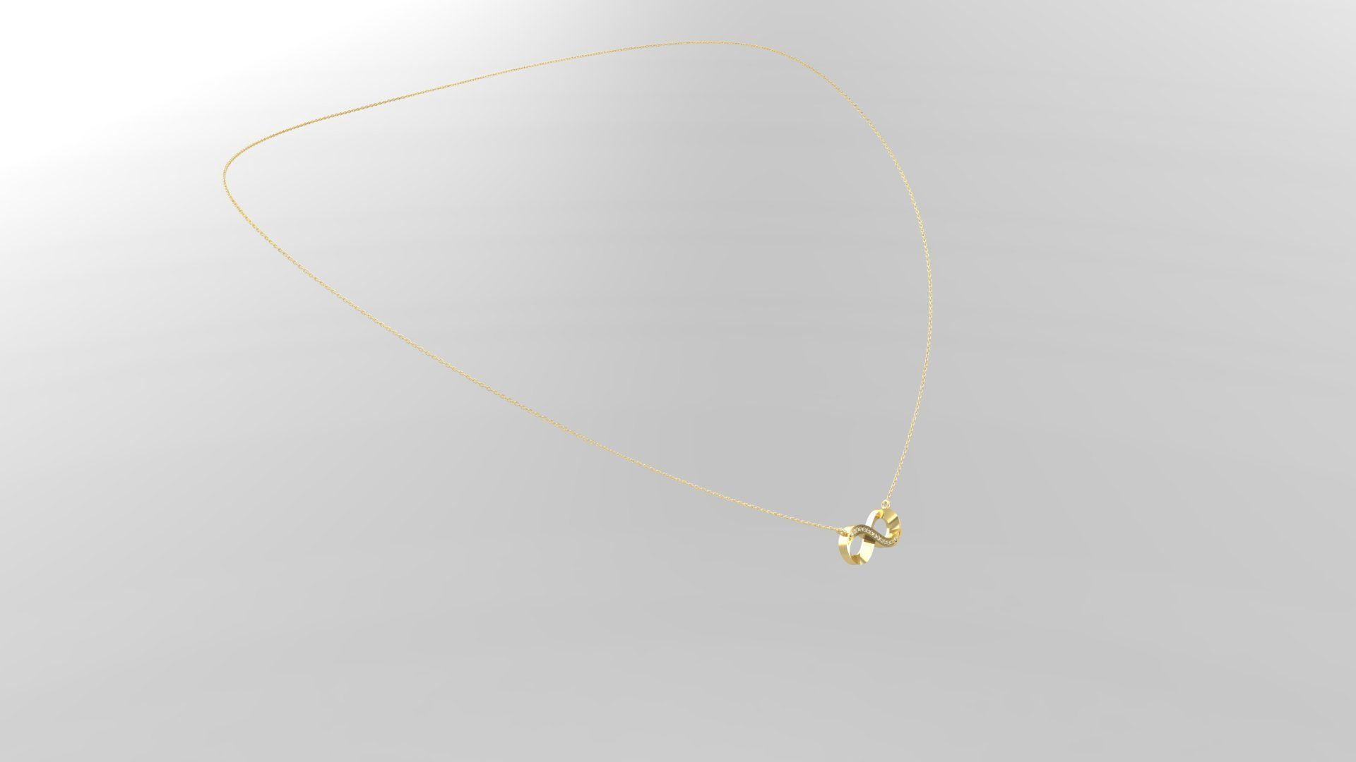 Pendant P9 The luxury female pendant with gem 3D print model_26