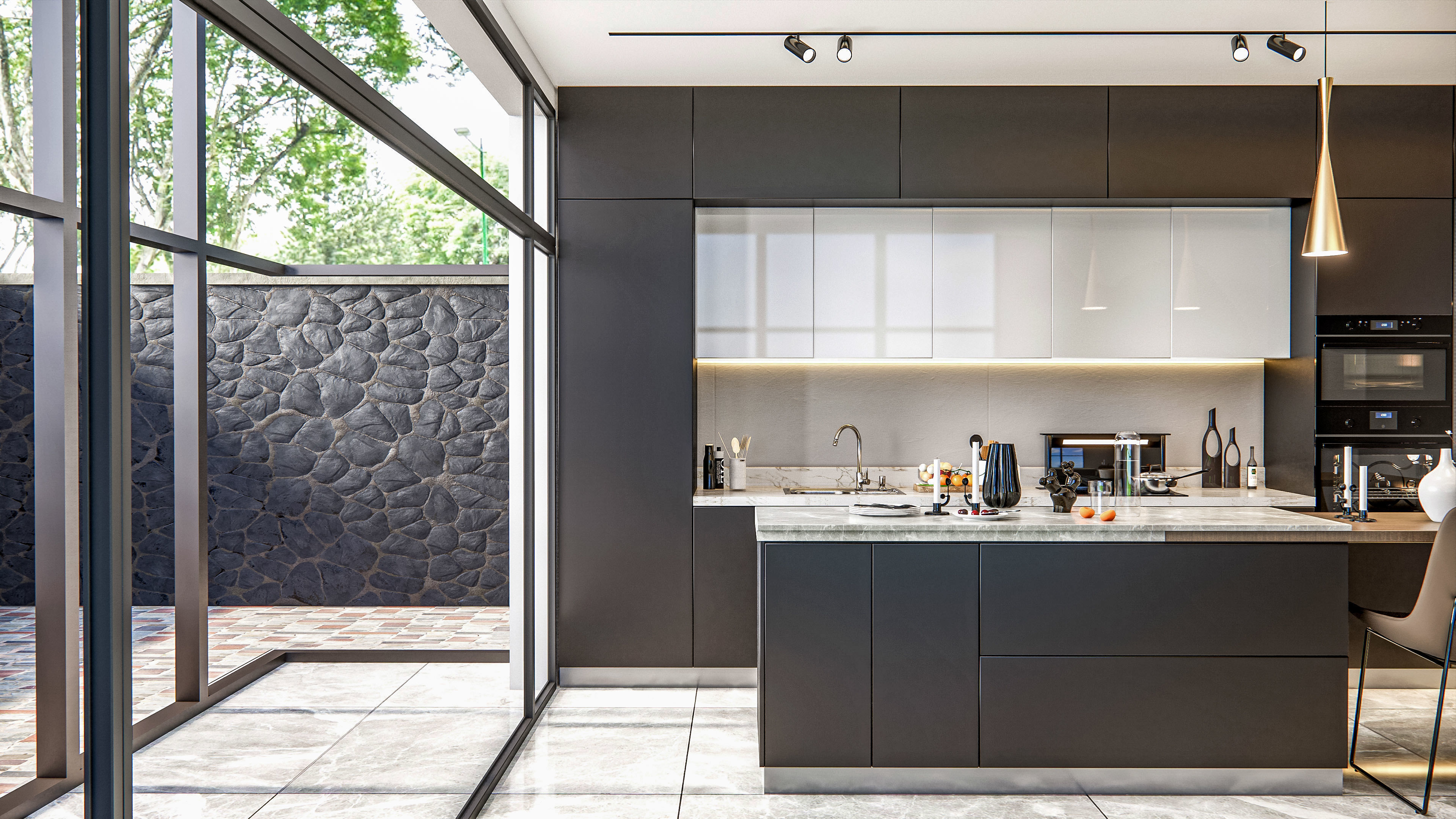 Kitchen fully parametric Resizable manufacturable 009 3D model_18