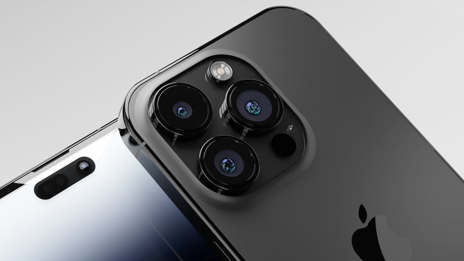 Iphone 14 Pro Max Space Grey 3D model_1