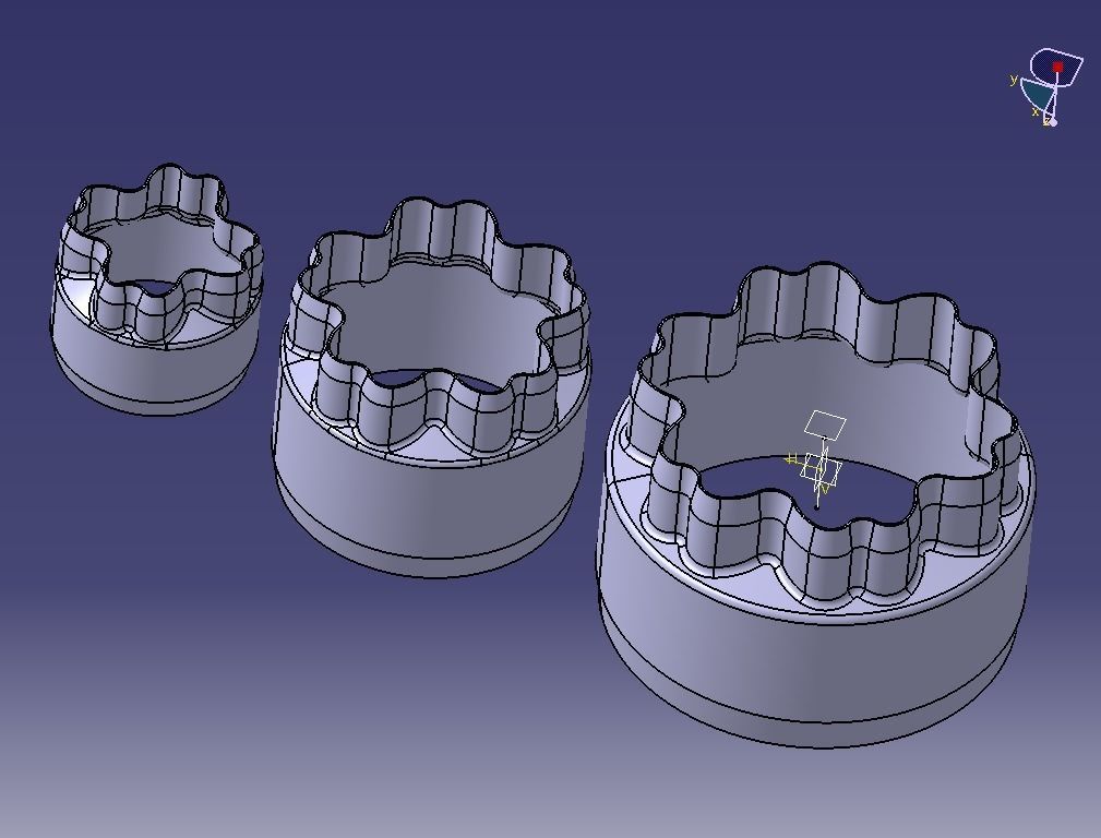 Cookie Cutter Flower-01 and Circle 3D print model_35