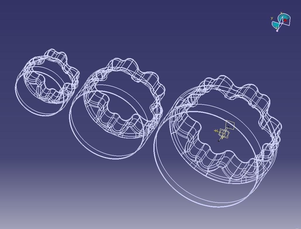 Cookie Cutter Flower-01 and Circle 3D print model_38