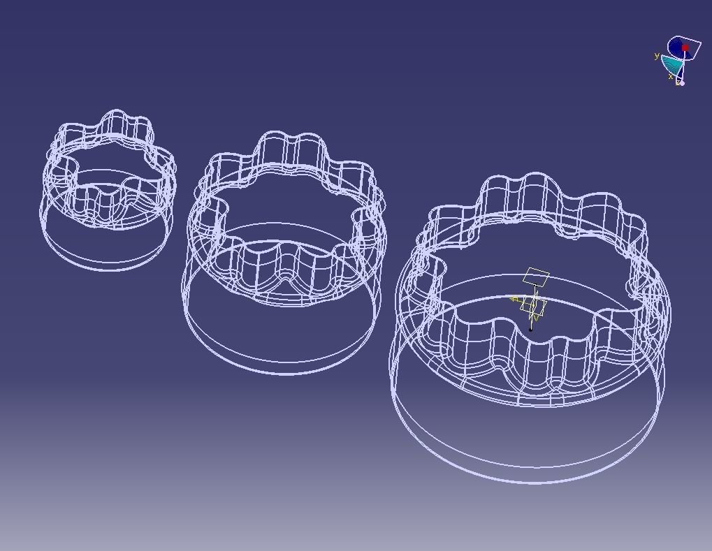 Cookie Cutter Flower-01 and Circle 3D print model_36