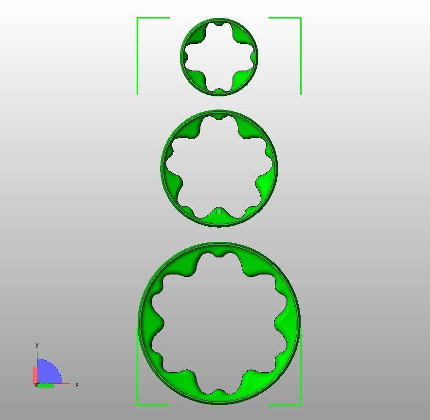 Cookie Cutter Flower-01 and Circle 3D print model_30