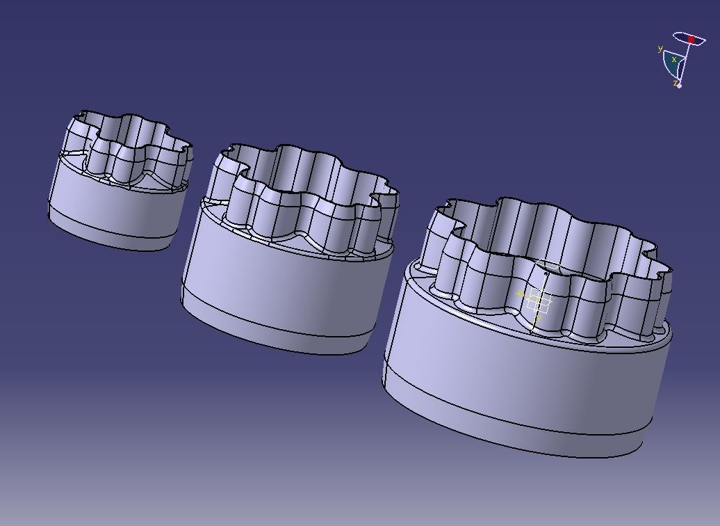 Cookie Cutter Flower-01 and Circle 3D print model_33