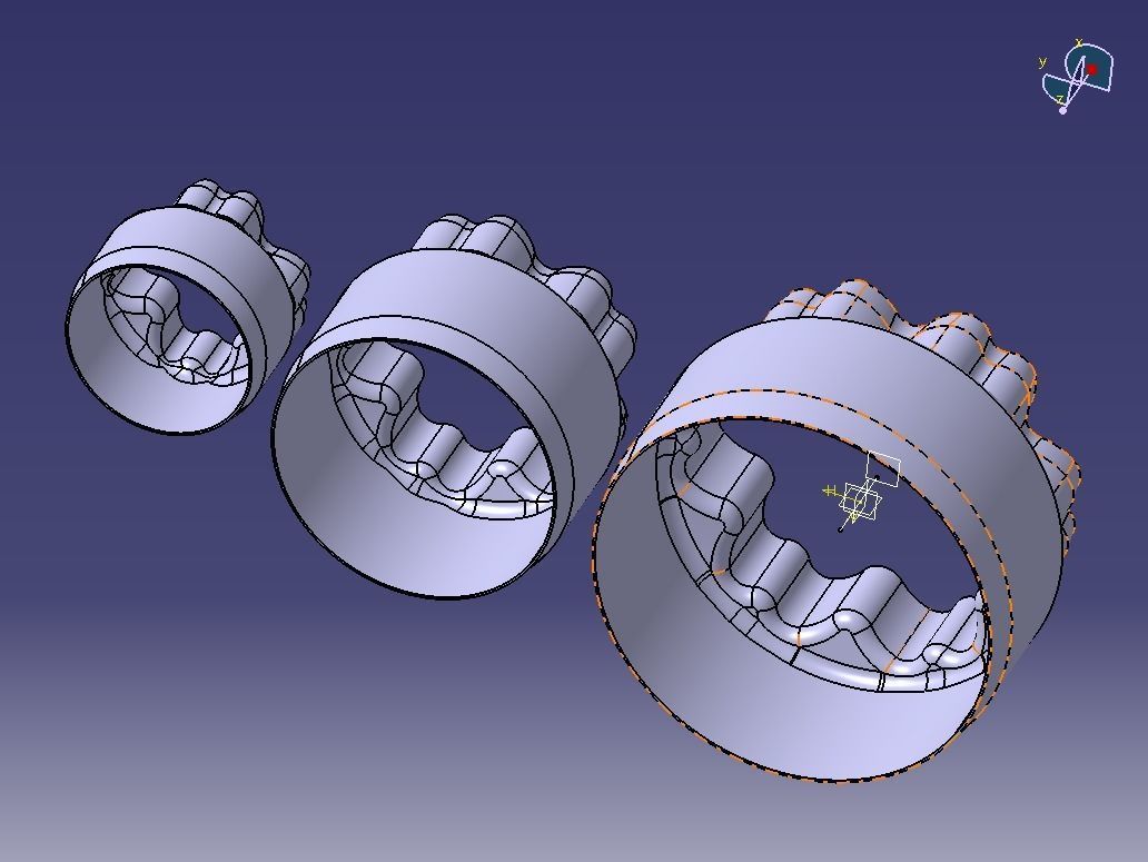 Cookie Cutter Flower-01 and Circle 3D print model_37