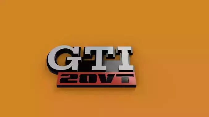 GTI 20VT golf monogramme 