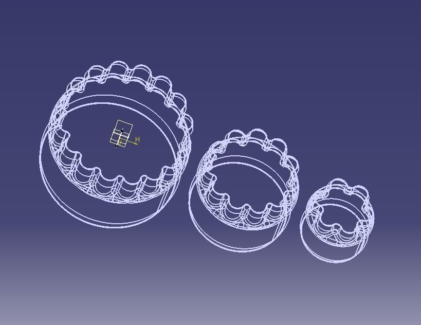 Cookie Cutter Flower-03 and Circle 3D print model_38