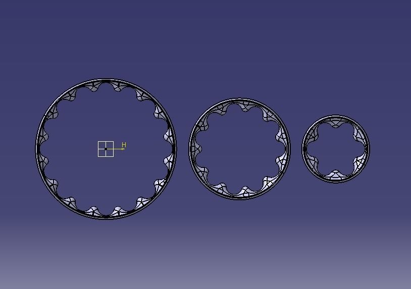 Cookie Cutter Flower-03 and Circle 3D print model_39