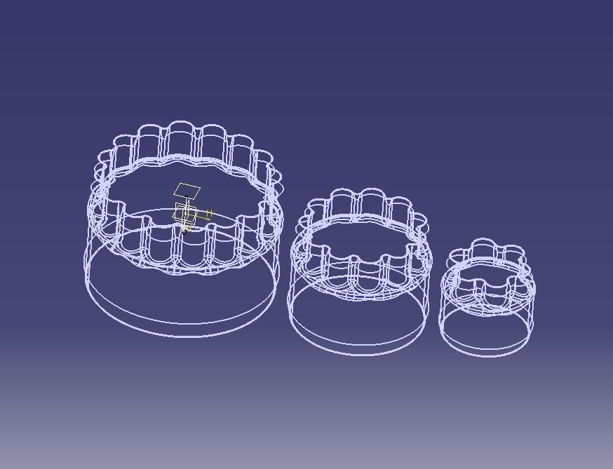 Cookie Cutter Flower-03 and Circle 3D print model_21