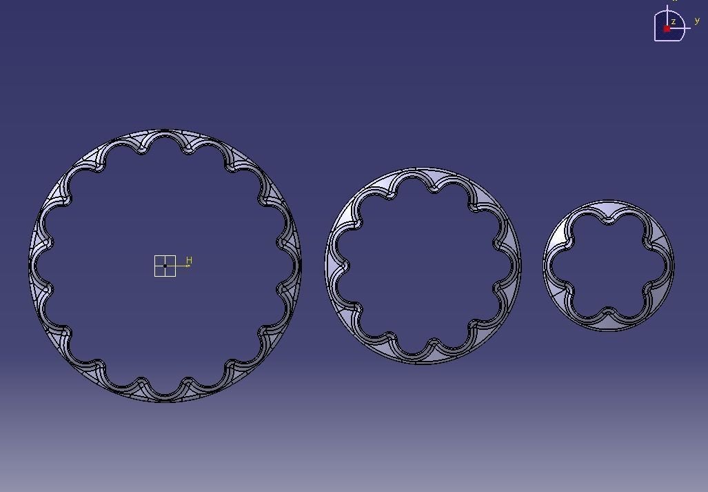 Cookie Cutter Flower-03 and Circle 3D print model_12