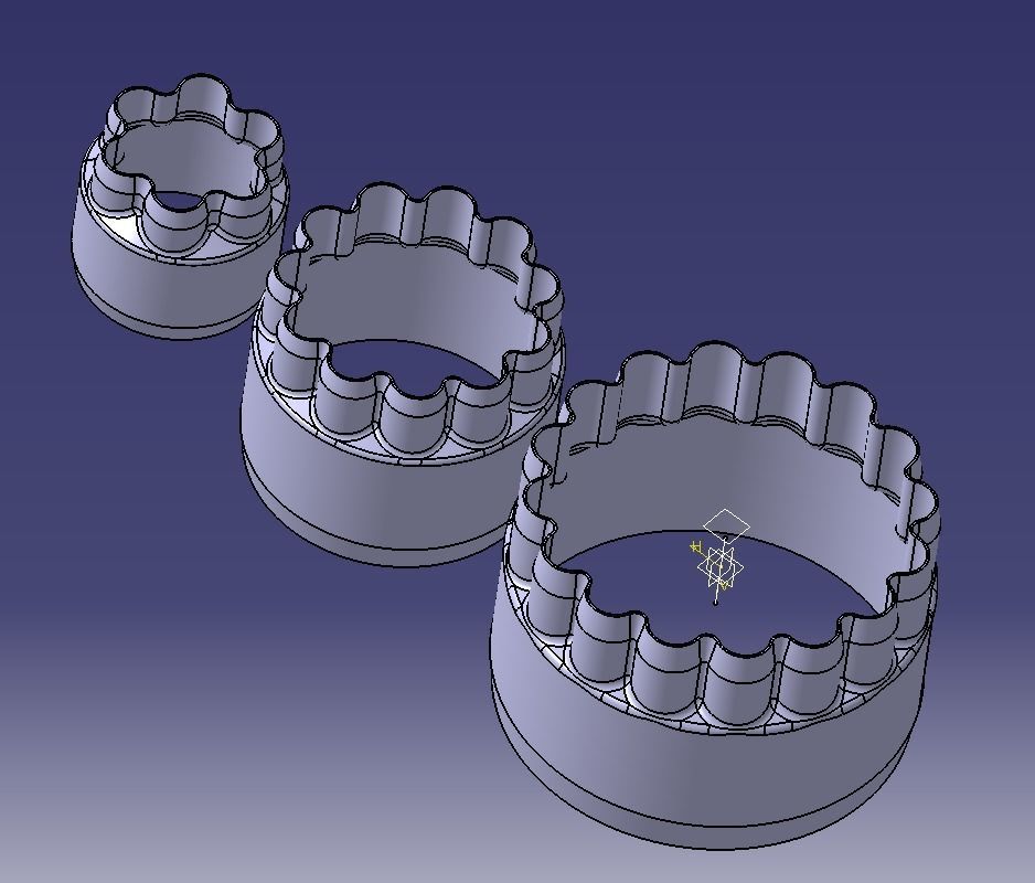 Cookie Cutter Flower-03 and Circle 3D print model_20