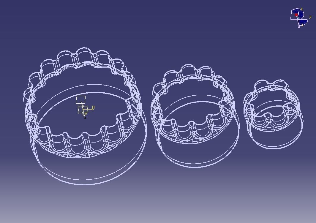 Cookie Cutter Flower-03 and Circle 3D print model_19