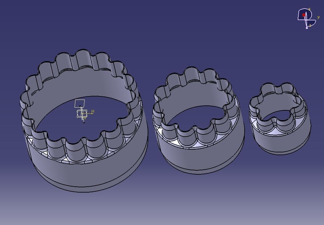 Cookie Cutter Flower-03 and Circle 3D print model_18