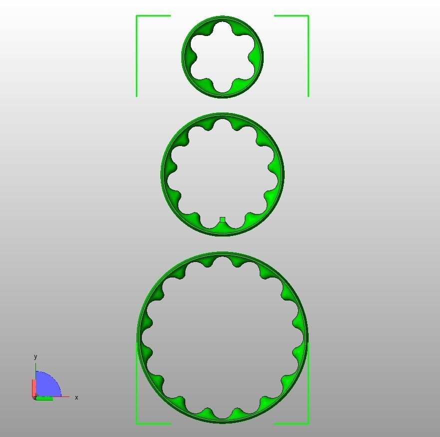 Cookie Cutter Flower-03 and Circle 3D print model_30