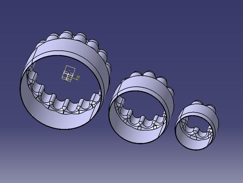 Cookie Cutter Flower-03 and Circle 3D print model_37