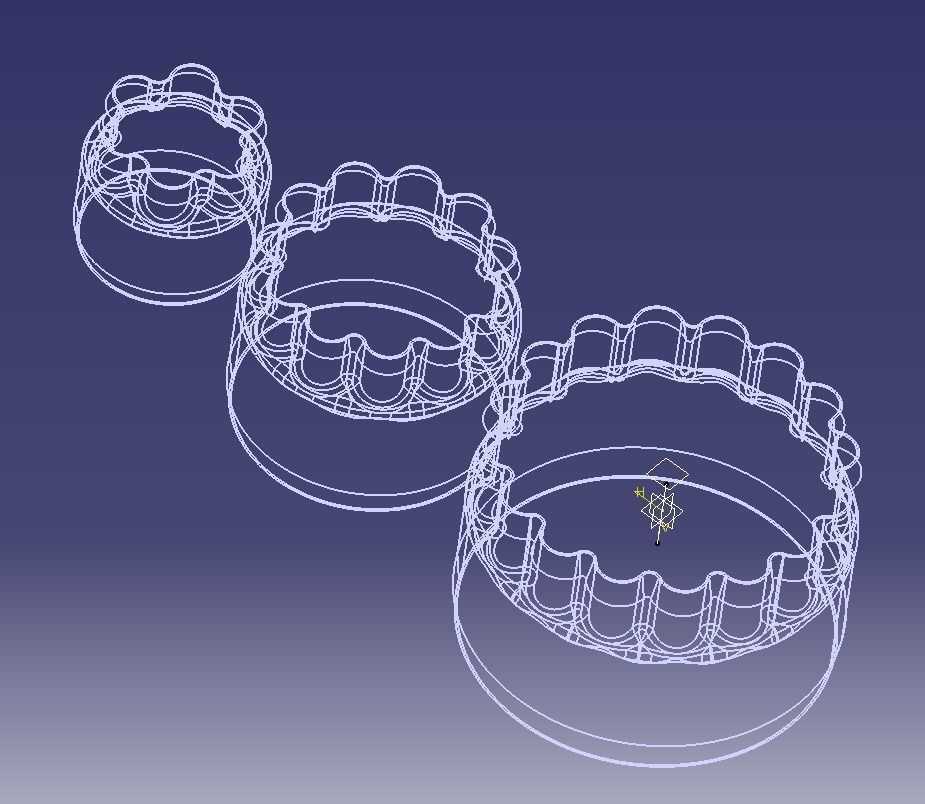 Cookie Cutter Flower-03 and Circle 3D print model_22