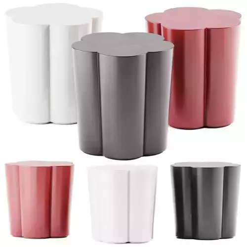 Pepper Side Table and Pouf by Alma Design