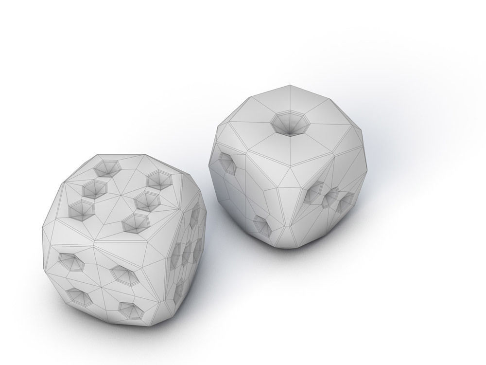 Real Dice 3D model_5