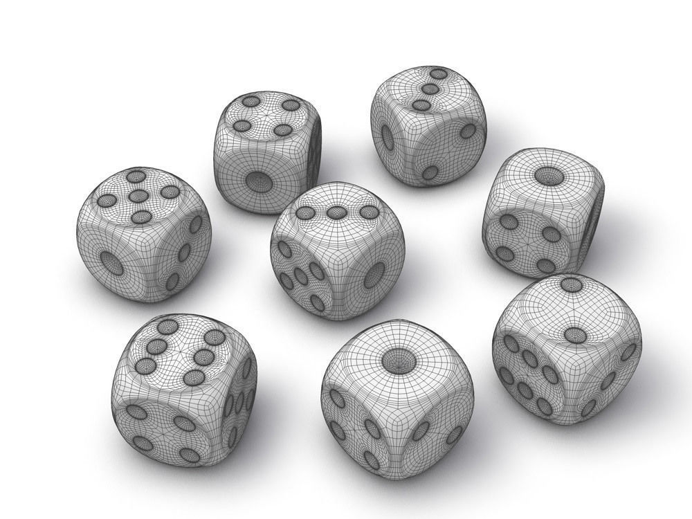 Real Dice 3D model_1