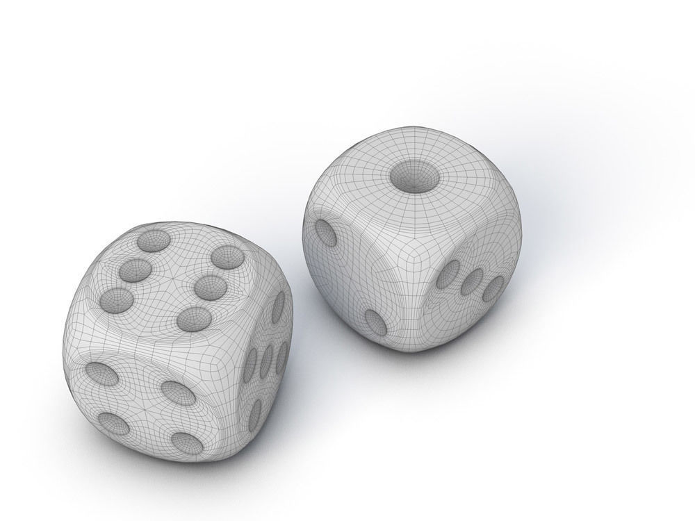 Real Dice 3D model_4