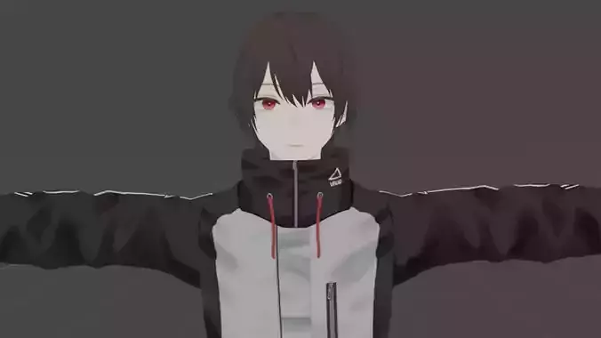 anime 3d model character