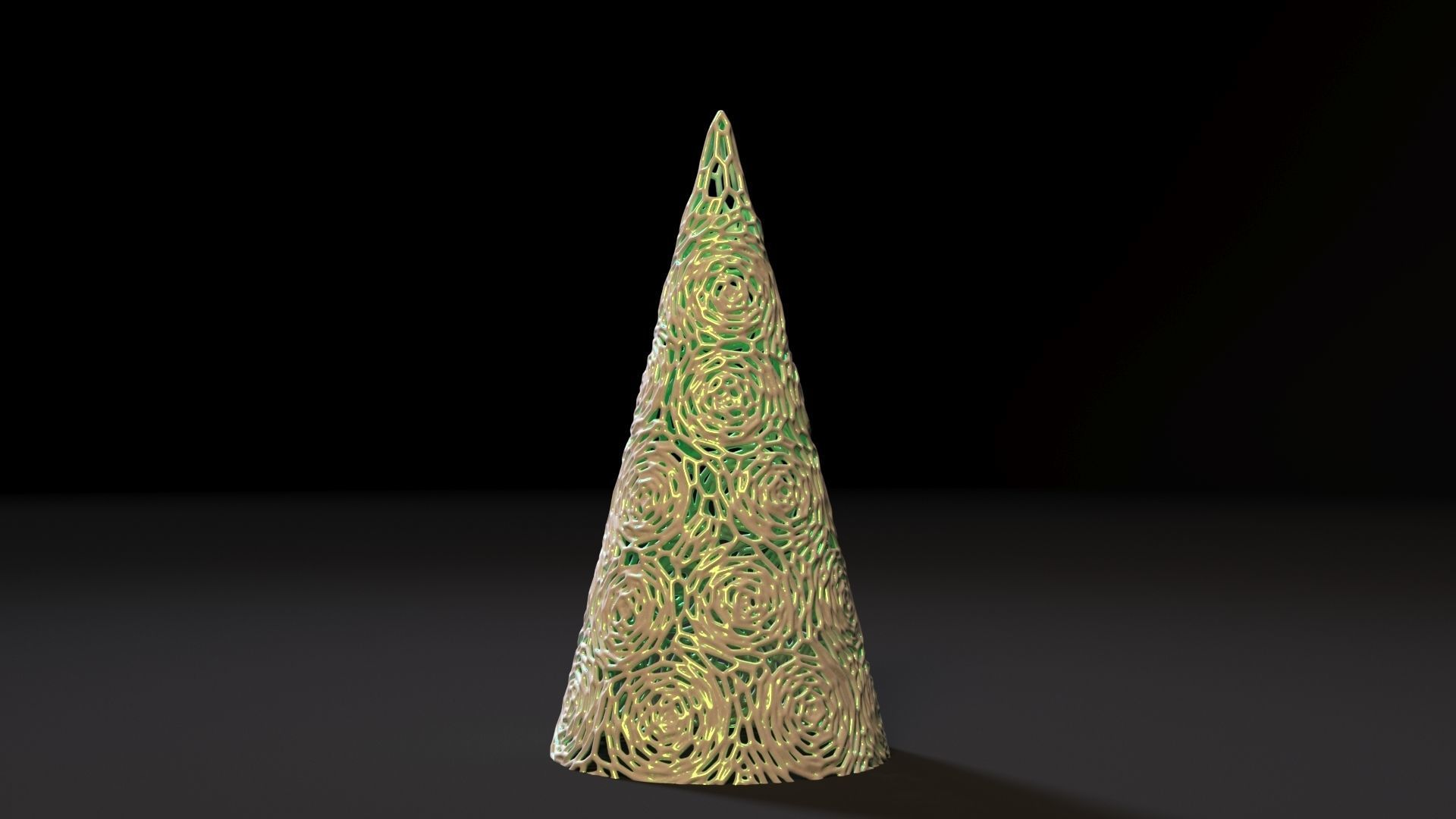 Christmas tree 3D print model_2