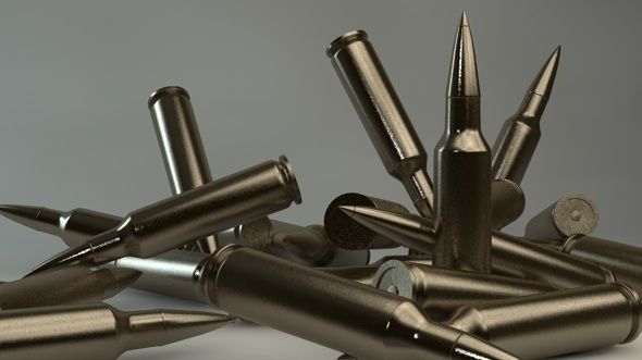 Photo realistic bullet 3D model_2