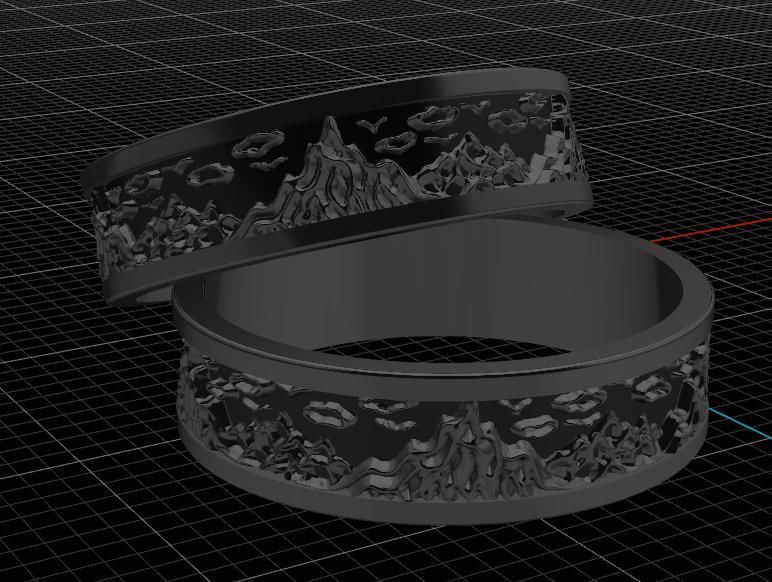 Ring Mountain 3D print model_12