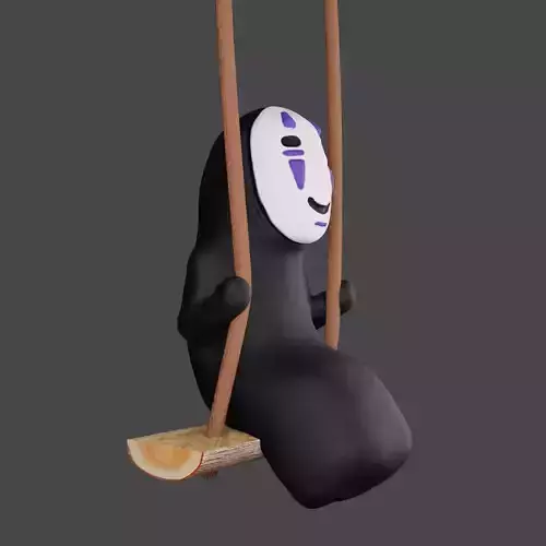 kaonashi spirited away no face 3D print model