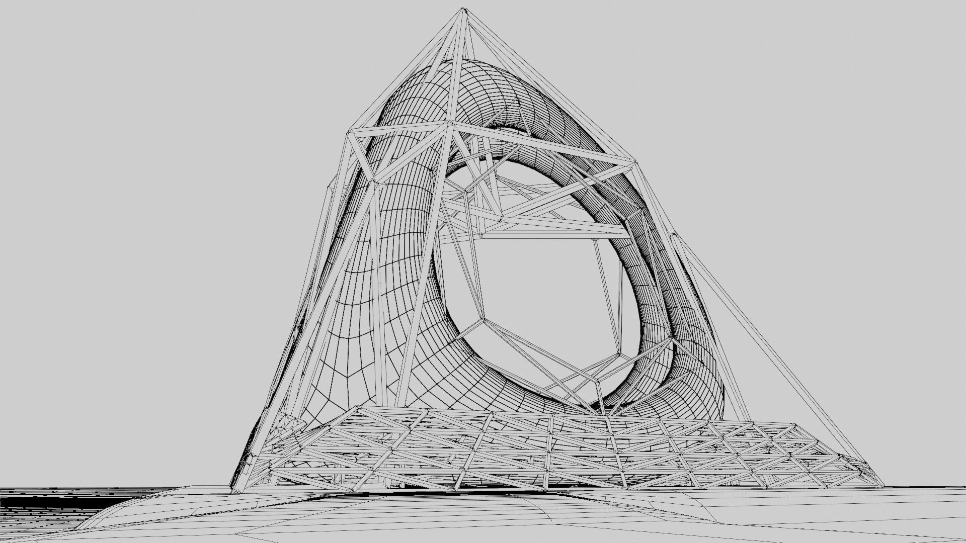 sci fi house Free Free 3D model_9