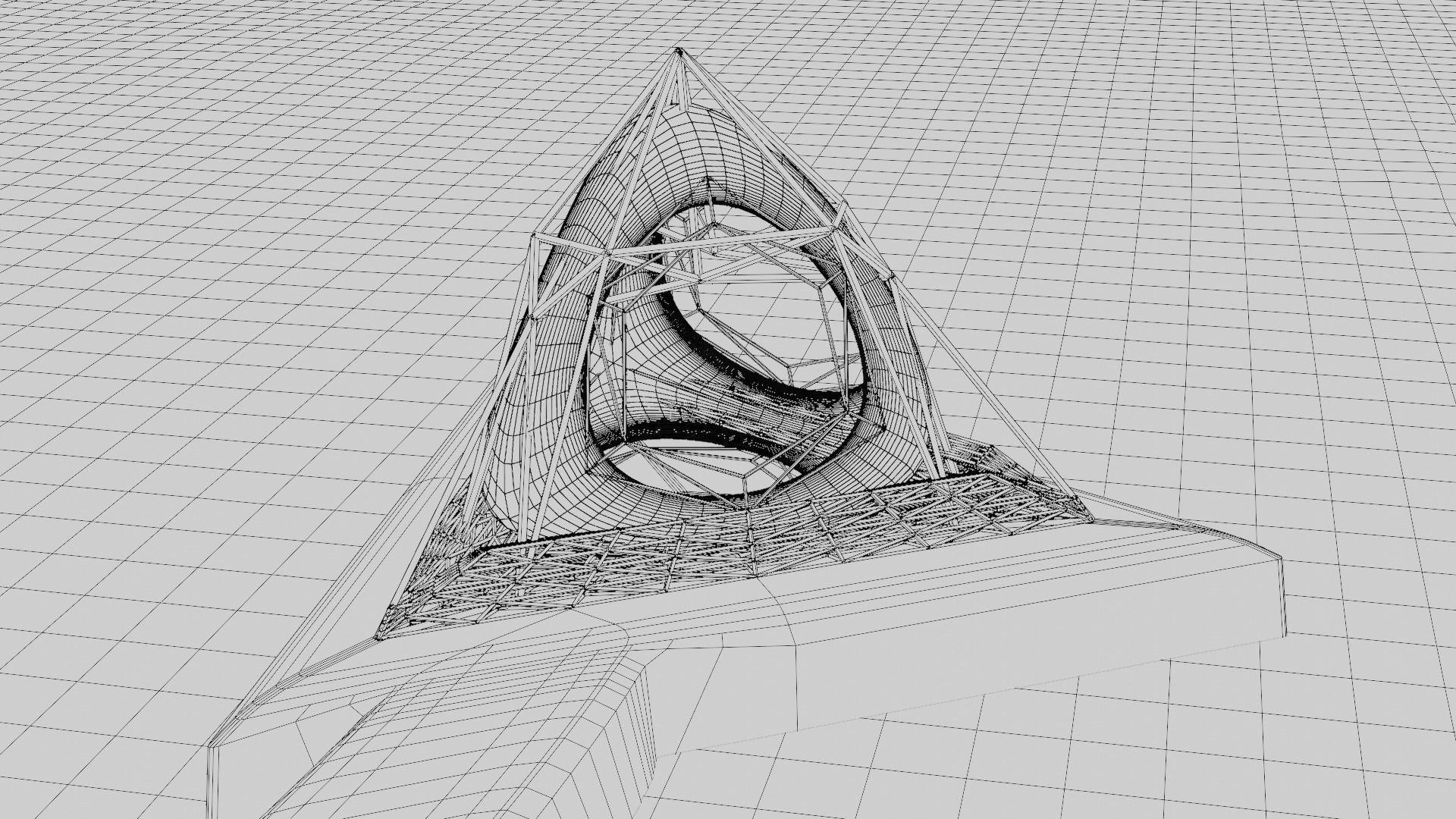 sci fi house Free Free 3D model_10