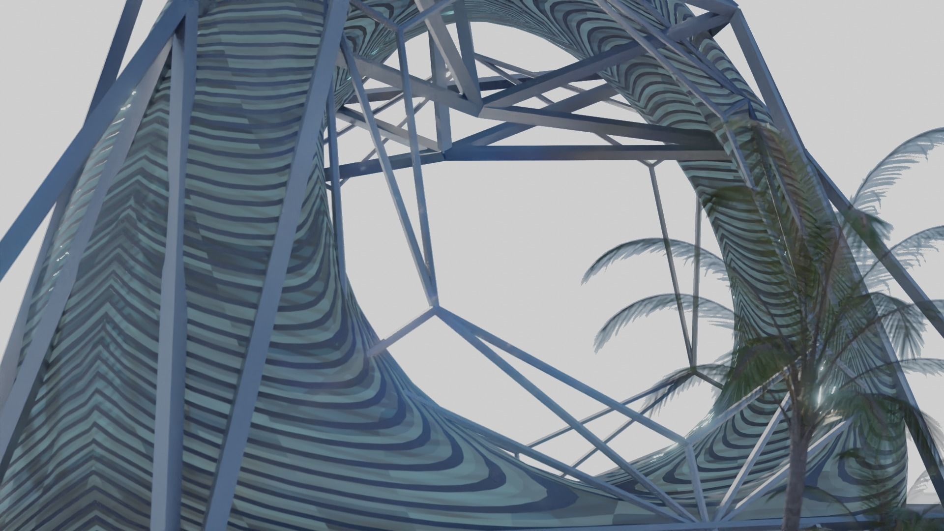 sci fi house Free Free 3D model_6