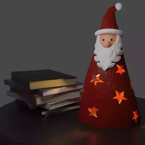 christmas lamp 3D print model