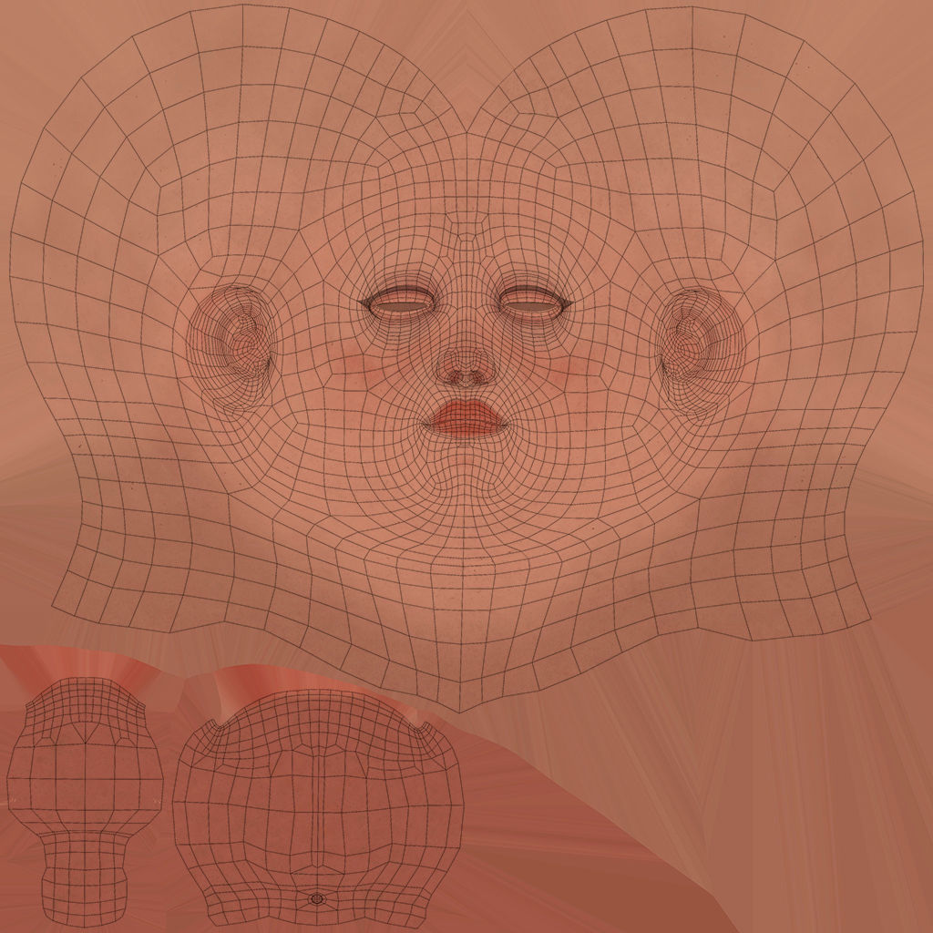 Cinematic female character Women Rigged in maya Low-poly 3D model_57