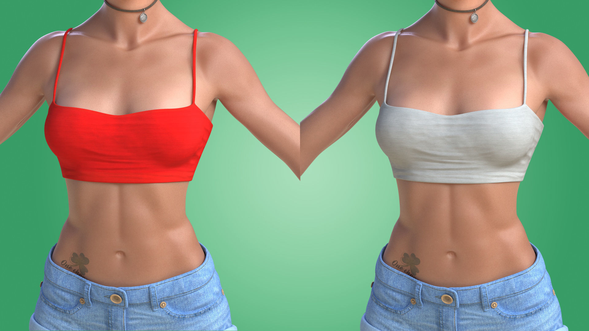 Cinematic female character Women Rigged in maya Low-poly 3D model_12