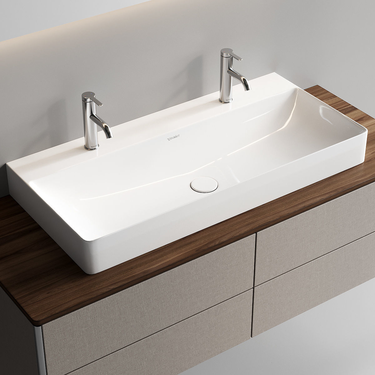 Duravit XSquare Vanity Unit Set 3 3D model_1