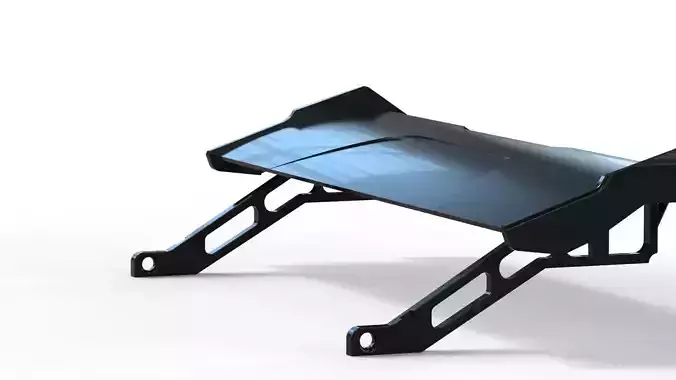 Spoiler rear tuning auto part 