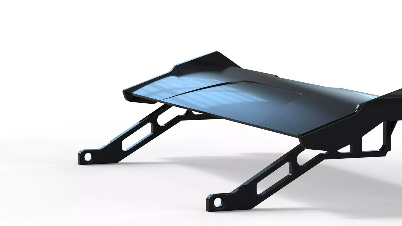 Spoiler rear tuning auto part 3D model