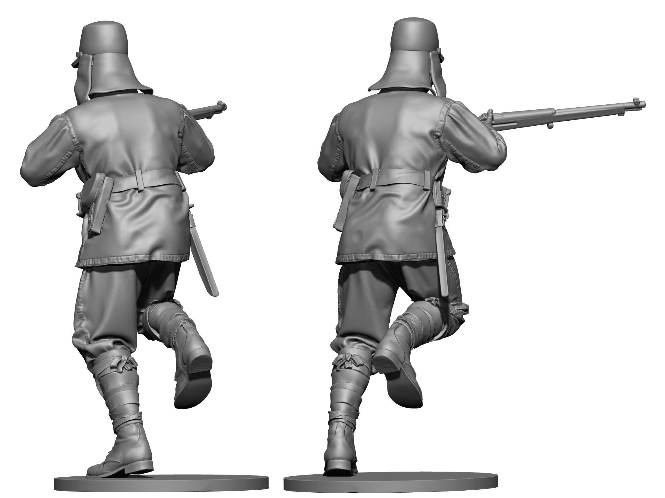 Japan soldier ww2 3D print model_6