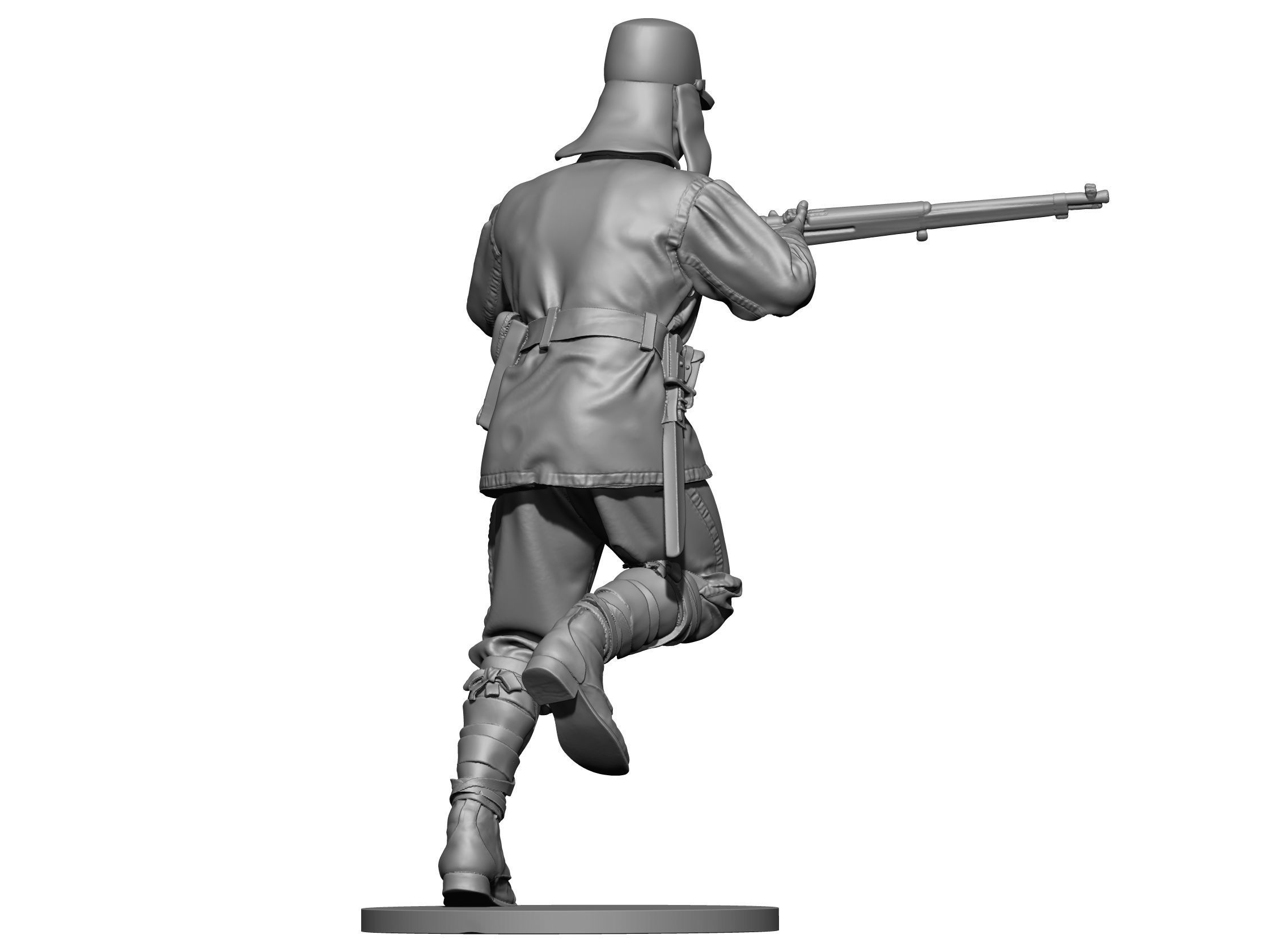 Japan soldier ww2 3D print model_4