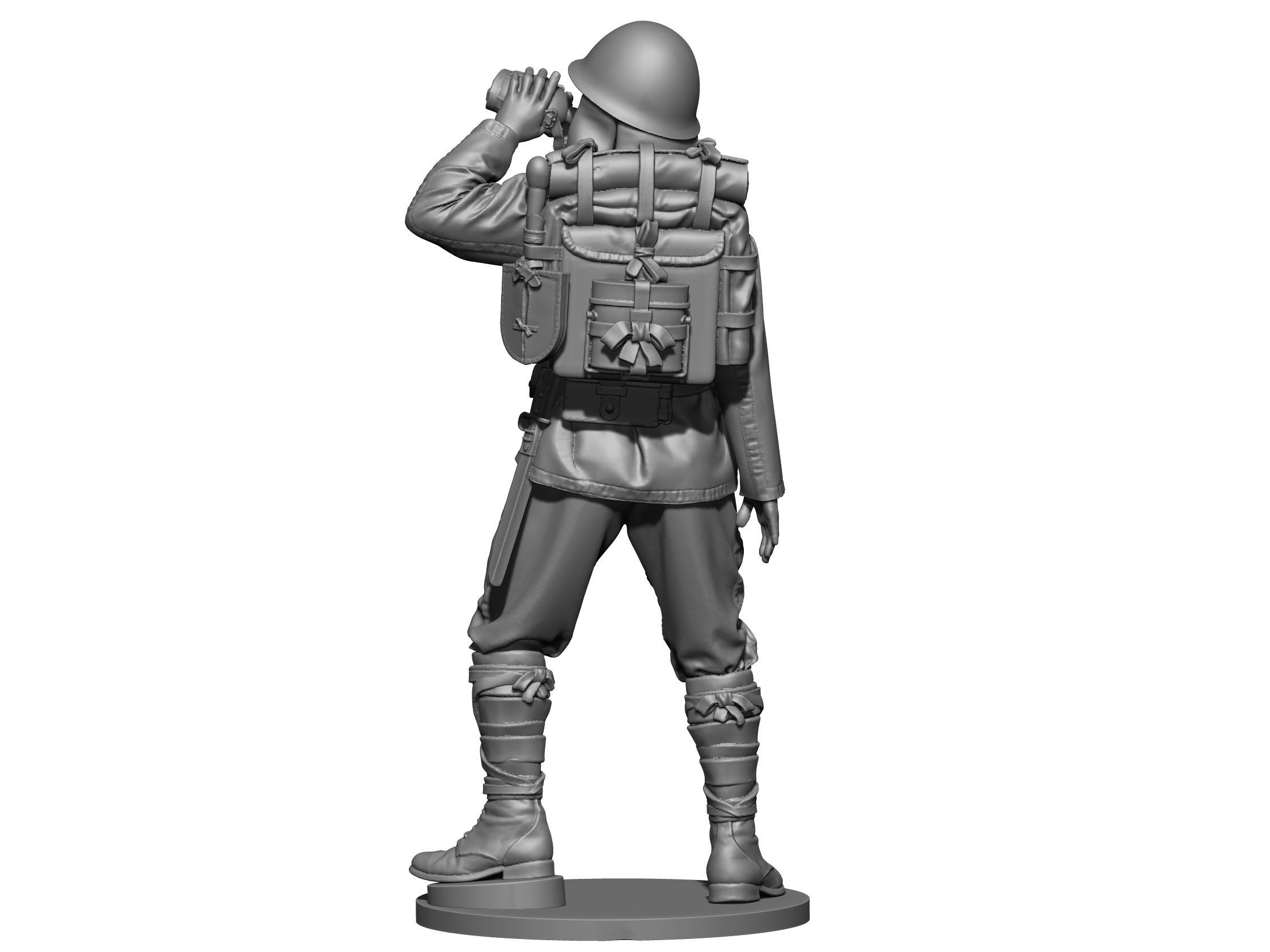 Japan soldier ww2 5 3D print model_4