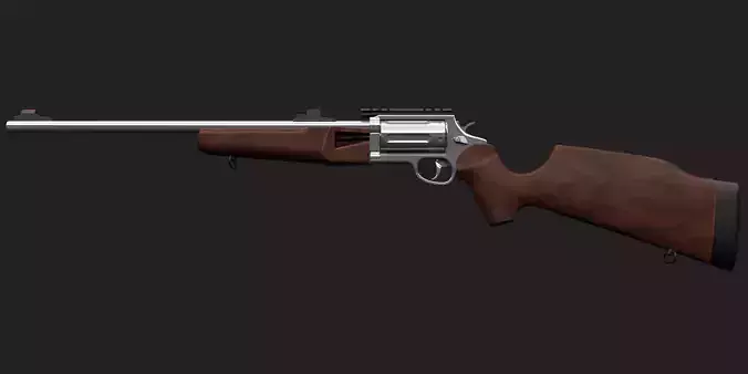 Carbine revolver 3D model
