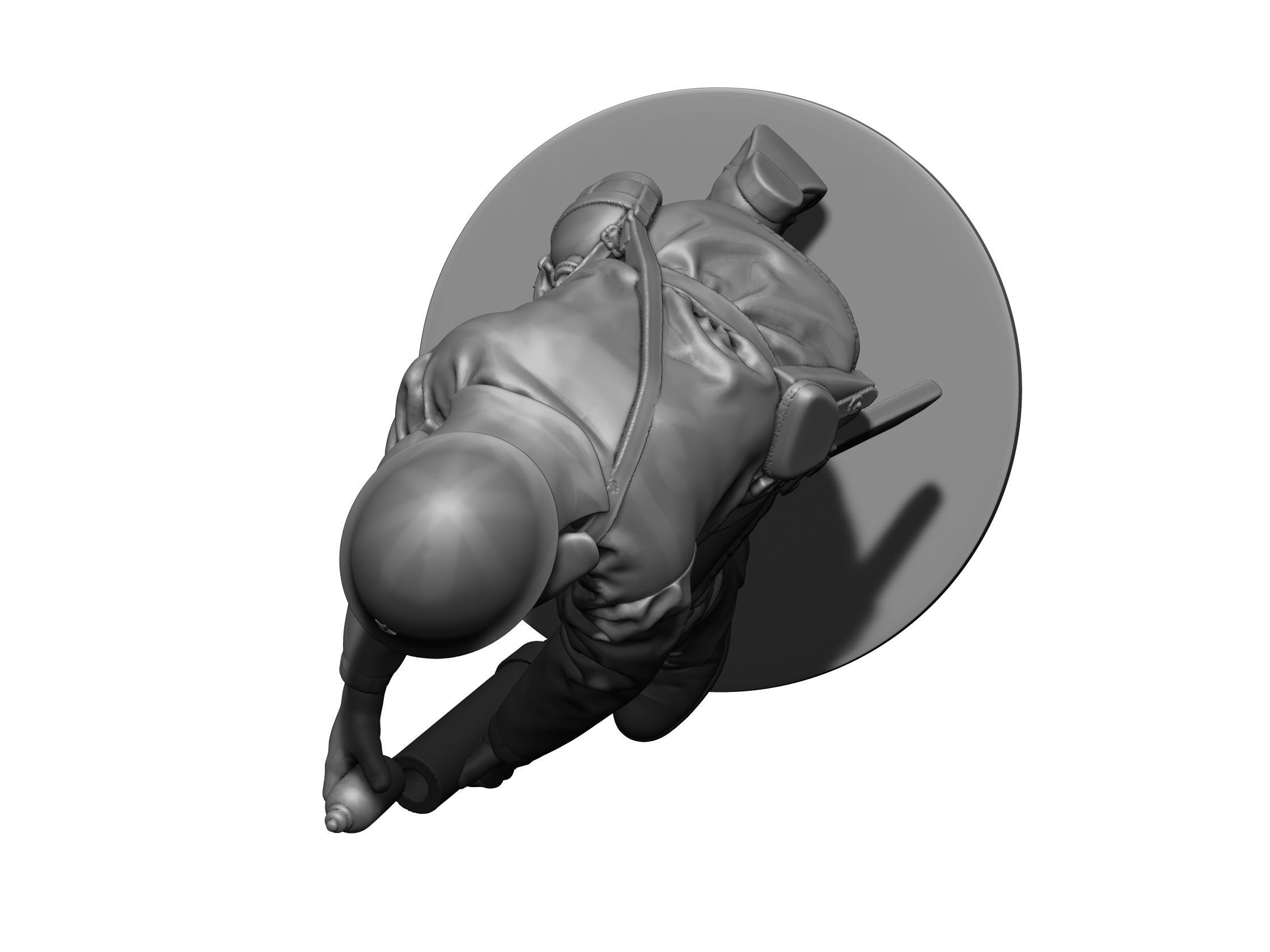 Japan soldier ww2 3D print model_8