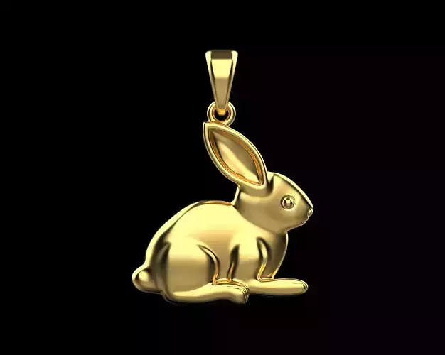 Rabbit Pendant Version 1 N61